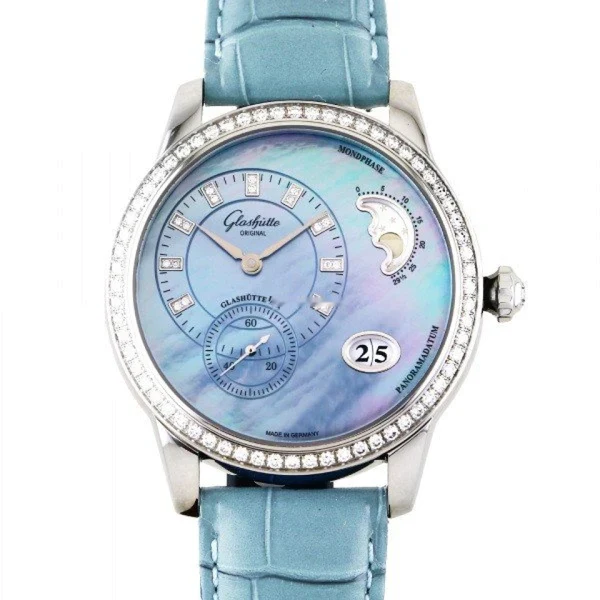 Glashutte Original Pano Matic Luna Stainless steel Ladies Watch - Image 3