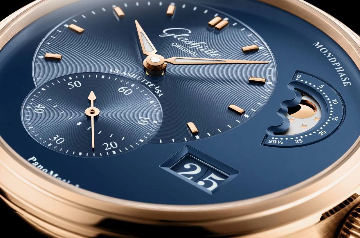 Glashutte Original Pano Matic Lunar Red Gold Men's Watch - Image 4