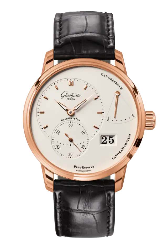 Glashutte Original Pano Matic Lunar Red Gold Men's Watch