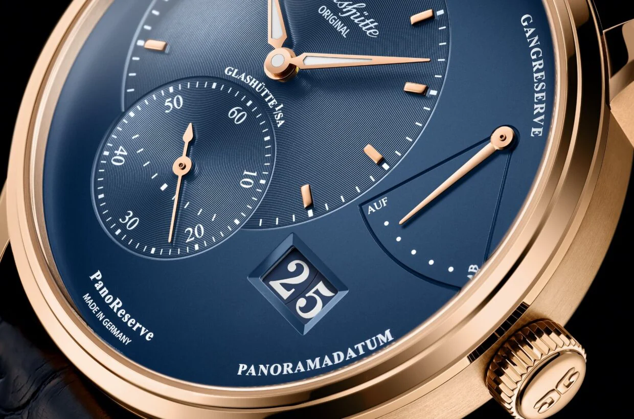 Glashutte Original Pano Matic Lunar Red Gold Men's Watch - Image 3