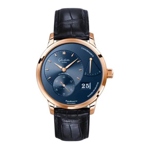 Glashutte Original Pano Matic Lunar Red Gold Men's Watch