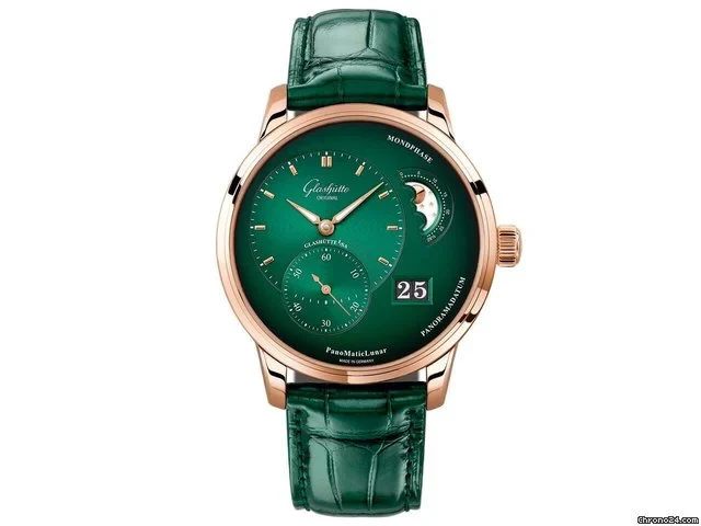 Glashutte Original Pano Matic Lunar Red Gold Men's Watch