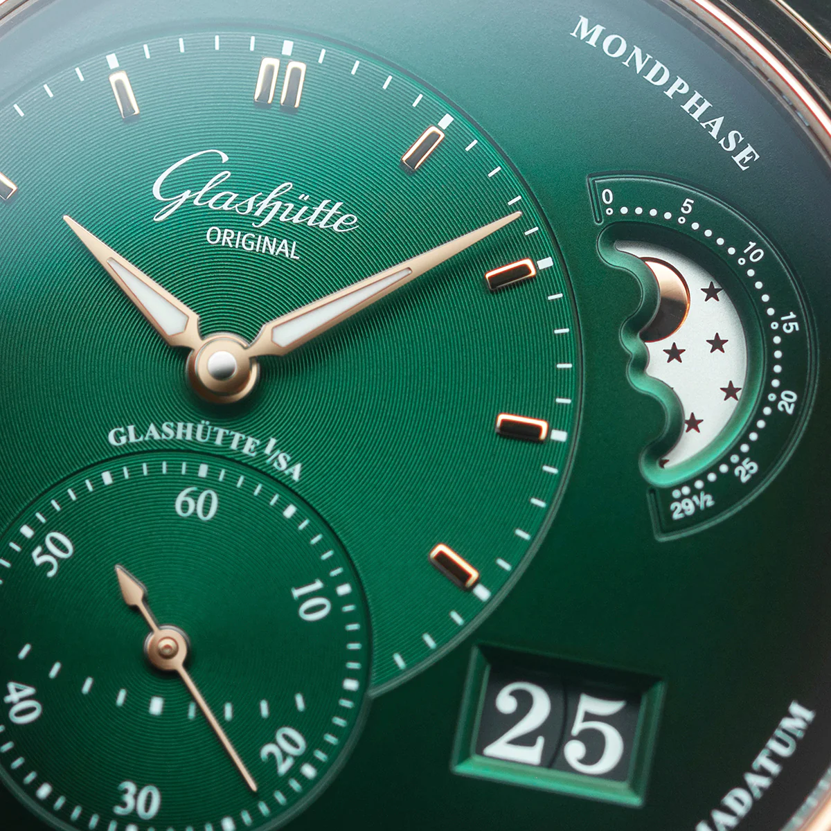 Glashutte Original Pano Matic Lunar Red Gold Men's Watch - Image 4