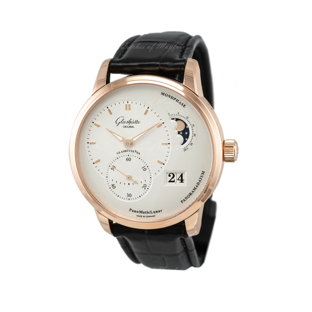 Glashutte Original Pano Matic Lunar Red Gold Men's Watch - Image 2