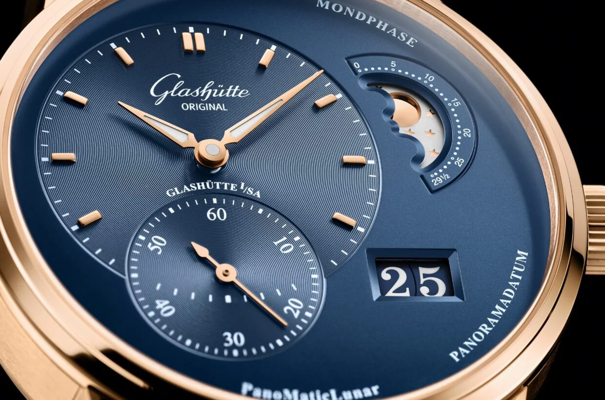 Glashutte Original Pano Matic Lunar Red Gold Men's Watch - Image 2