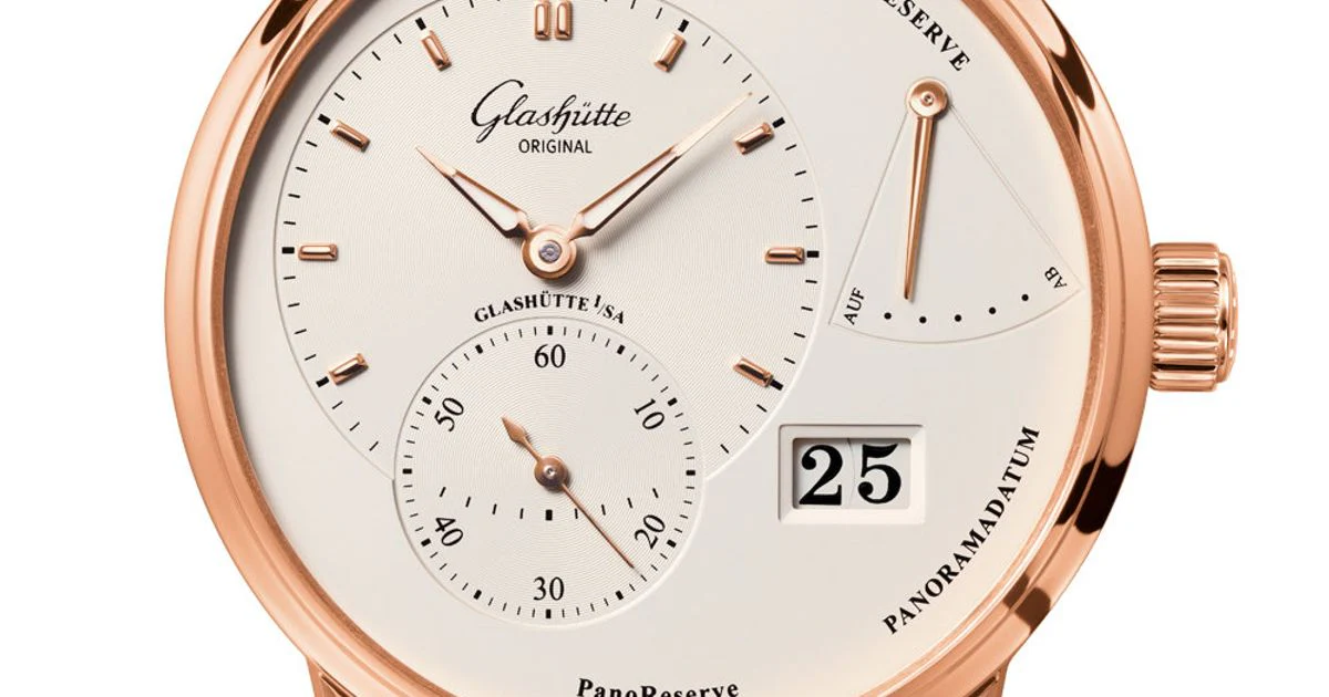 Glashutte Original Pano Reserve Red Gold Men's Watch - Image 3