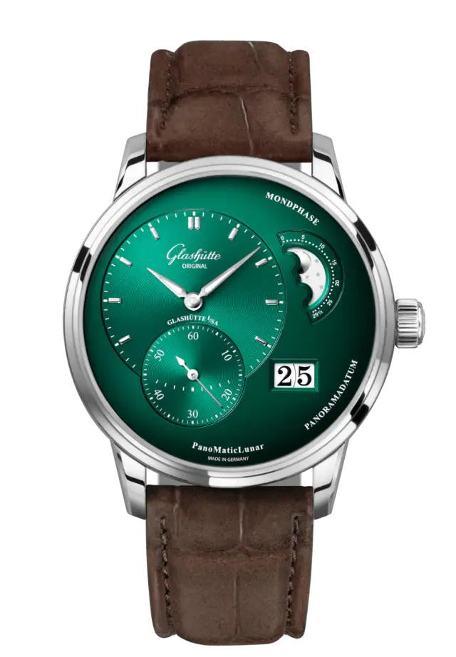 Glashutte Original Pano Matic Lunar Stainless steel Men's Watch