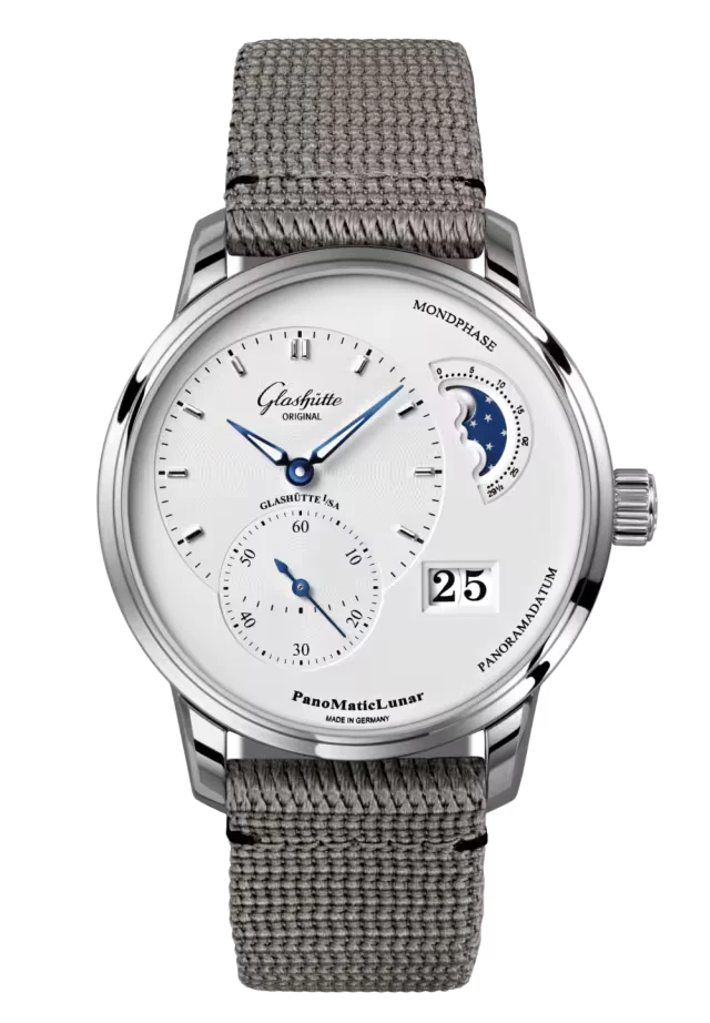 Glashutte Original Pano Matic Lunar Stainless steel Men's Watch