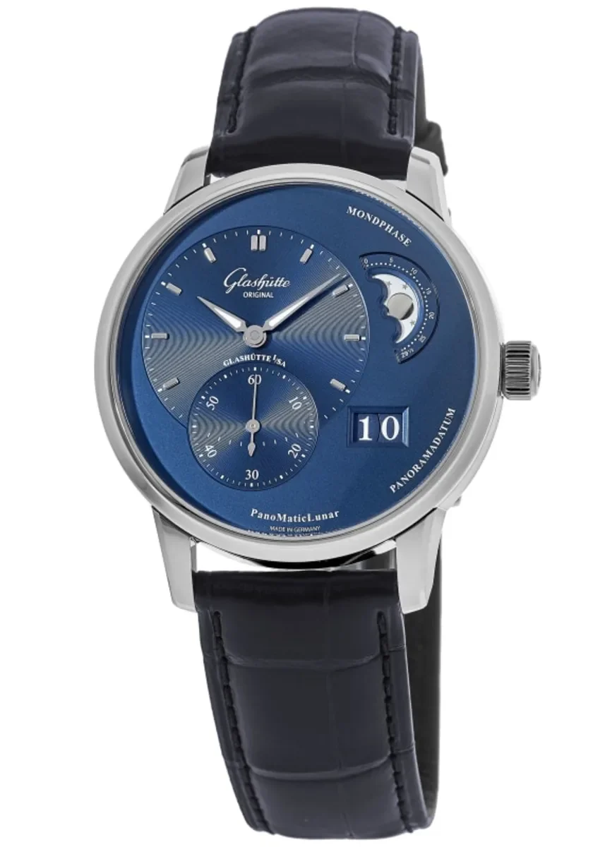 Glashutte Original Pano Matic Lunar Stainless steel Men's Watch