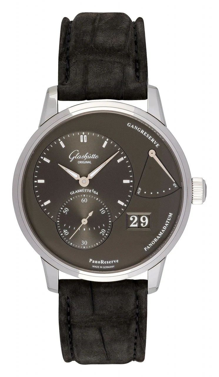 Glashutte Original Pano PanoReserve Stainless steel Men's Watch