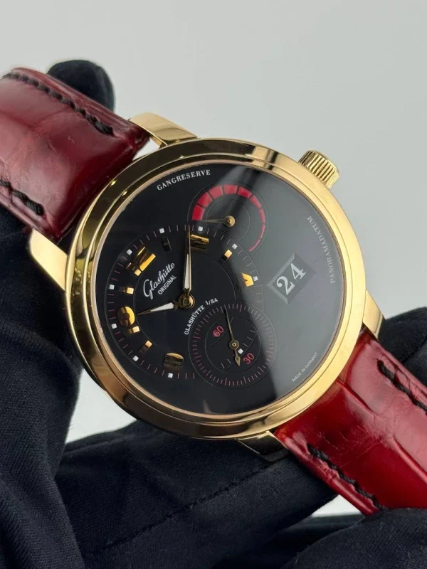 Glashutte Original PanoMaticReserve XL 18K Rose Gold Men's Watch - Image 3