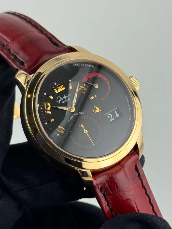 Glashutte Original PanoMaticReserve XL 18K Rose Gold Men's Watch - Image 4