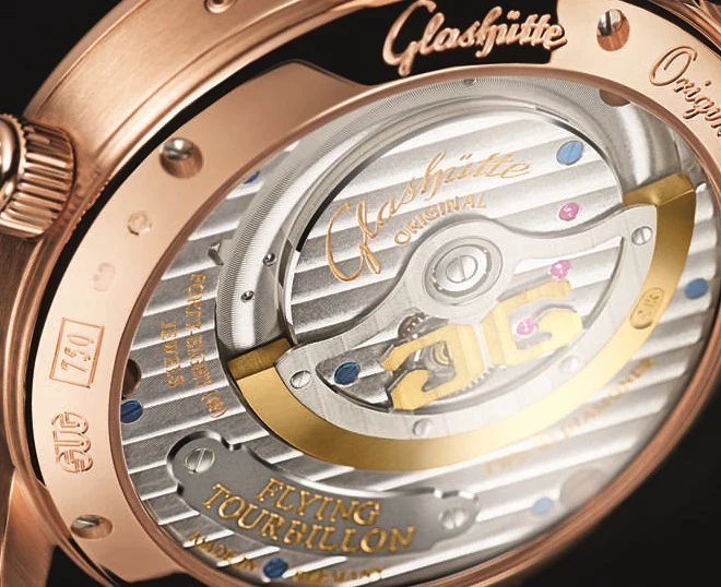 Glashutte Original Pano Lunar Tourbillon Red Gold Men's Watch - Image 2