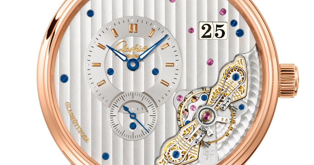 Glashutte Original Pano Matic Inverse Red Gold Men's Watch - Image 2