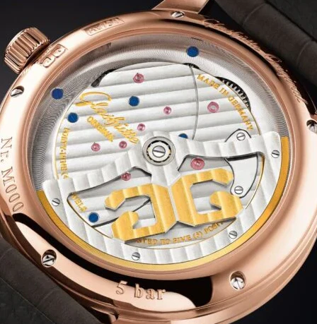 Glashutte Original Pano Matic Inverse Red Gold Men's Watch - Image 3