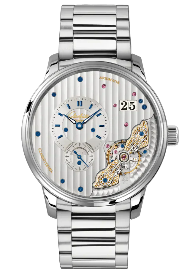 Glashutte Original Pano Matic Inverse Stainless steel Men's Watch