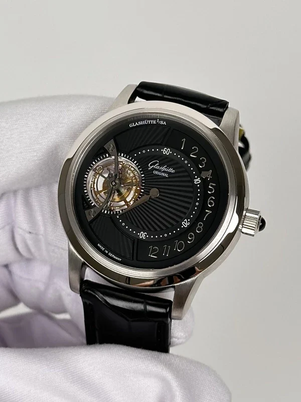 Glashütte Original Tourbillon Regulator Platinum Men's Watch - Image 3