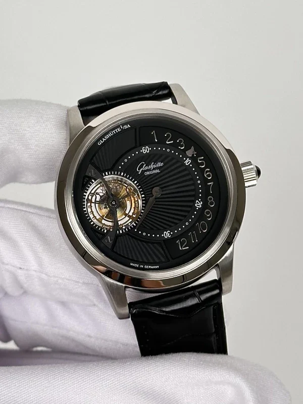 Glashütte Original Tourbillon Regulator Platinum Men's Watch - Image 7