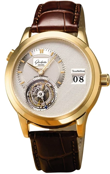Glashutte Original Panomatic Tourbillon 18K Rose Gold Men's Watch