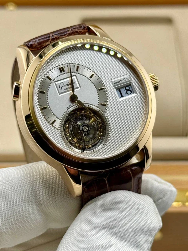 Glashutte Original Panomatic Tourbillon 18K Rose Gold Men's Watch - Image 2