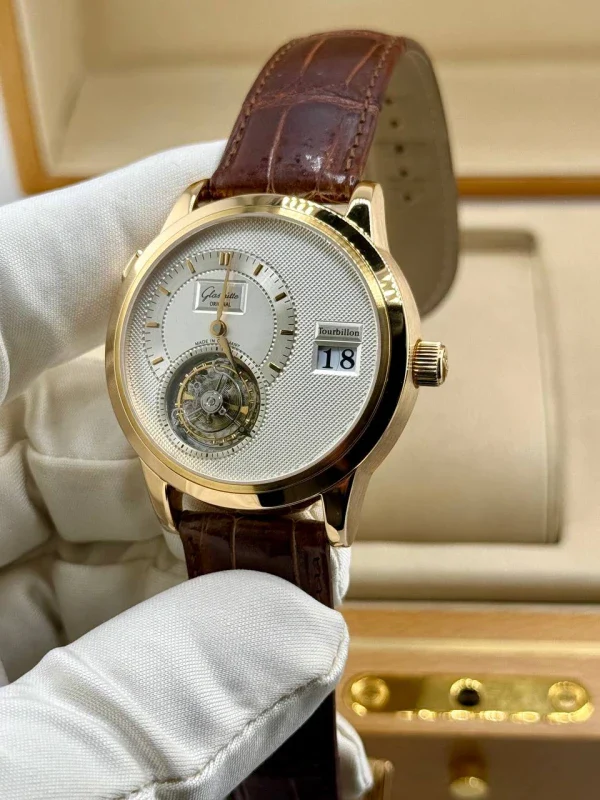 Glashutte Original Panomatic Tourbillon 18K Rose Gold Men's Watch - Image 4