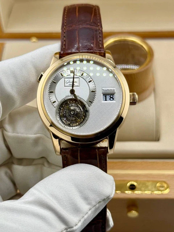 Glashutte Original Panomatic Tourbillon 18K Rose Gold Men's Watch - Image 5