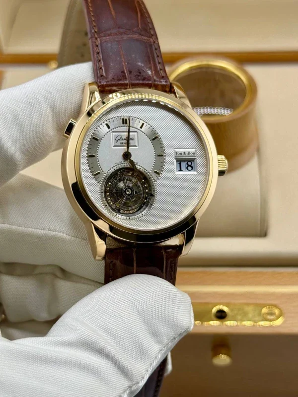 Glashutte Original Panomatic Tourbillon 18K Rose Gold Men's Watch - Image 6