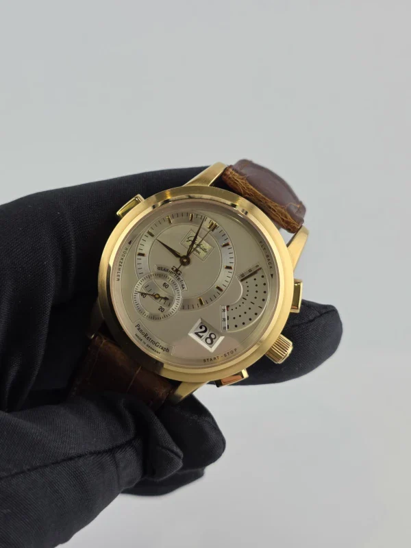 Glashutte Original PanoRetroGraph 18K Rose Gold Men's Watch - Image 5