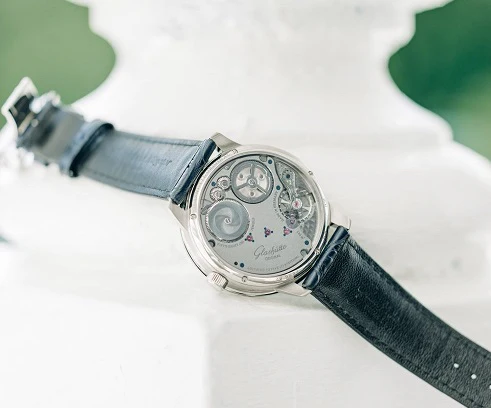 Glashutte Original Senator Chronometer 18K White Gold Men's Watch - Image 2