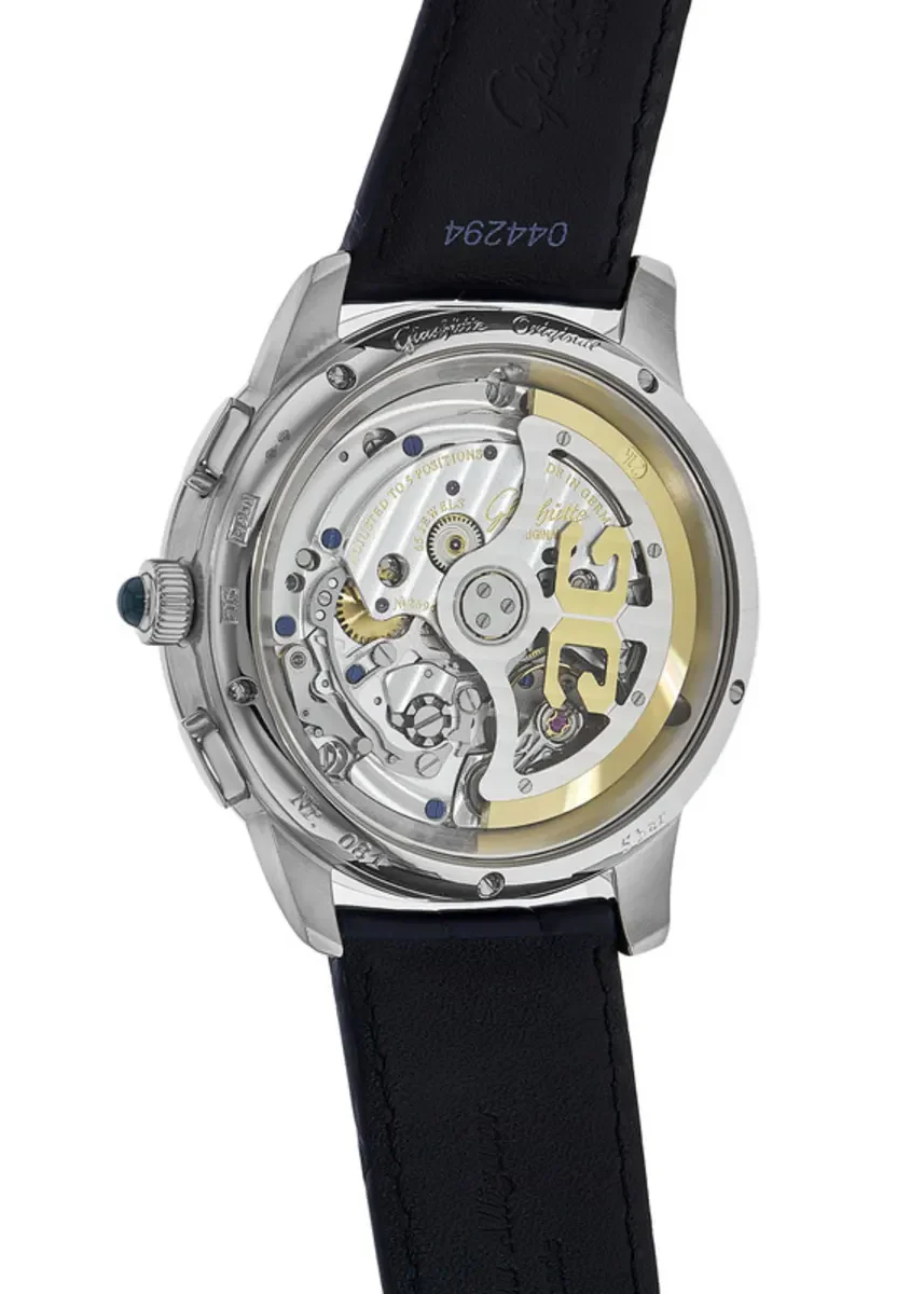 Glashutte Original Senator Chronograph Panorama Date Platinium Men's Watch - Image 3