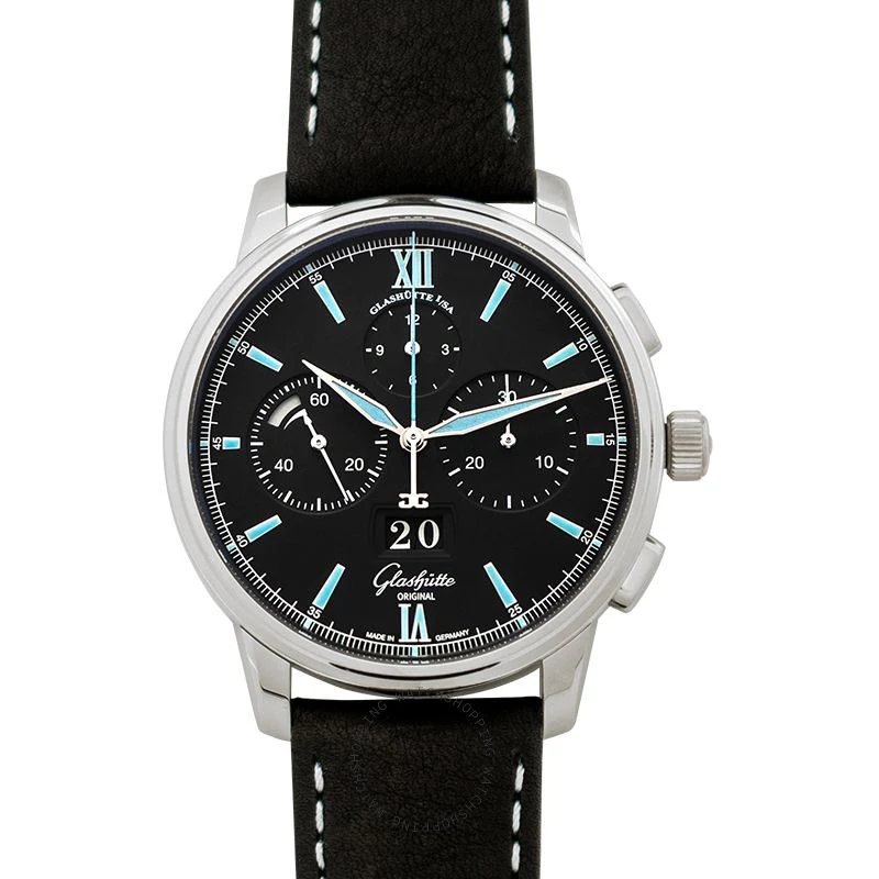 Glashutte Original Senator Chronograph Panorama Date Stainless steel Men's Watch