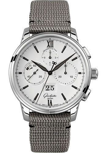 Glashutte Original Senator Chronograph Panorama Date Stainless steel Men's Watch
