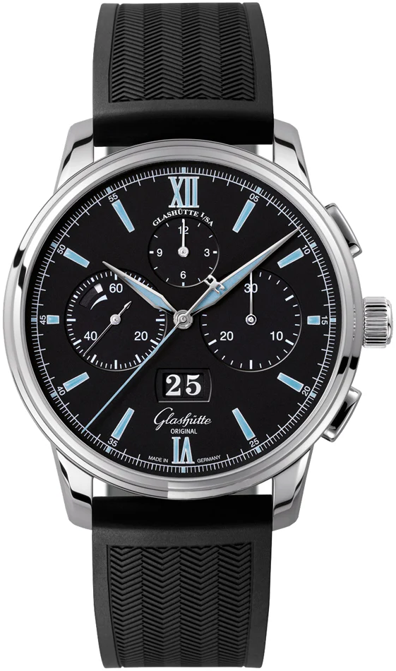 Glashutte Original Senator Chronograph Panorama Date Stainless steel Men's Watch