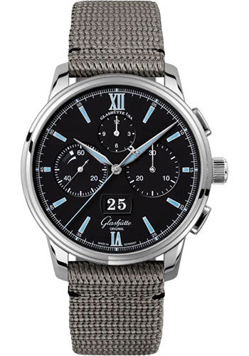 Glashutte Original Senator Chronograph Panorama Date Stainless steel Men's Watch