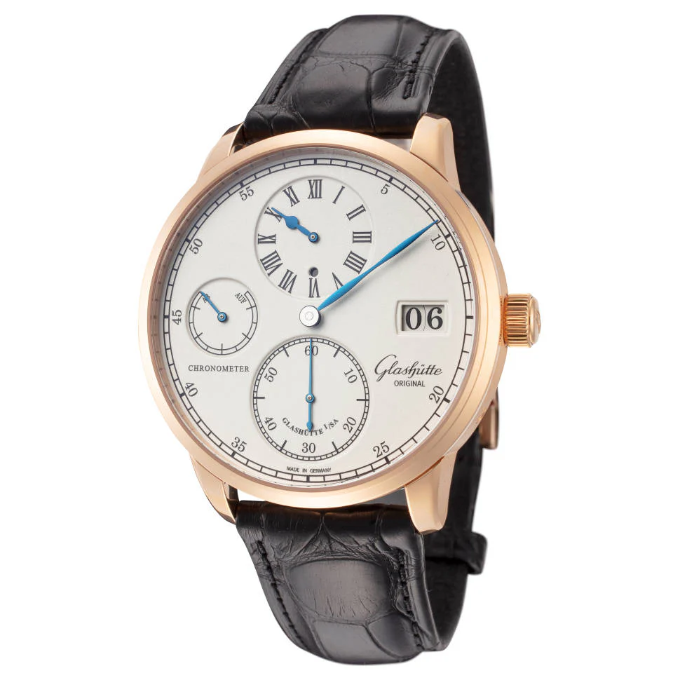 Glashutte Original Senator Chronometer Regulator Red Gold Men's Watch