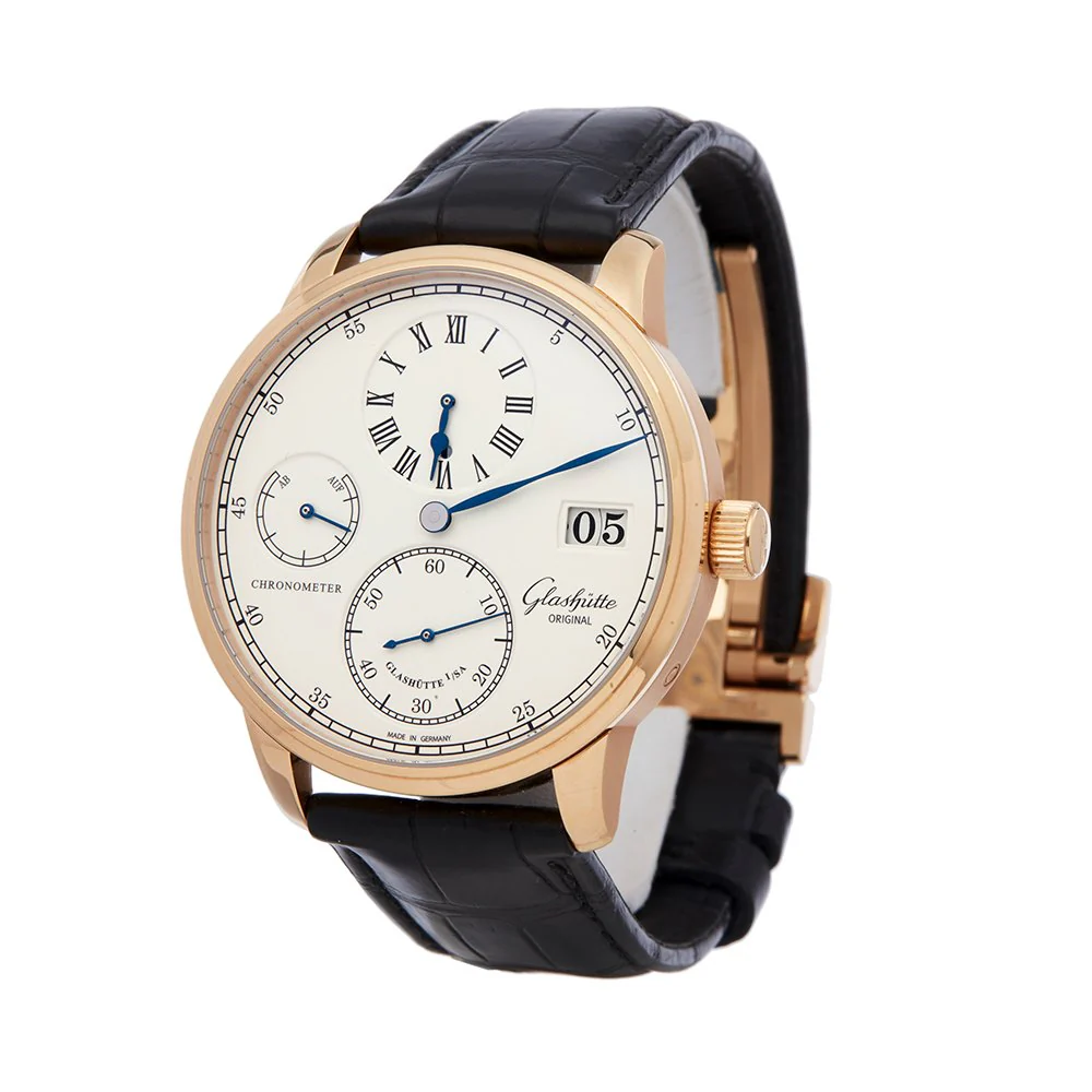 Glashutte Original Senator Chronometer Regulator Red Gold Men's Watch - Image 2