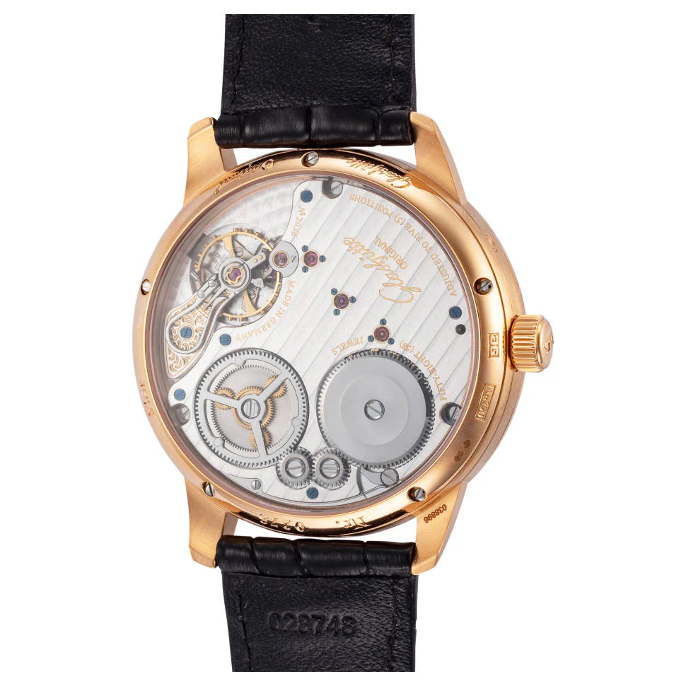 Glashutte Original Senator Chronometer Regulator Red Gold Men's Watch - Image 3