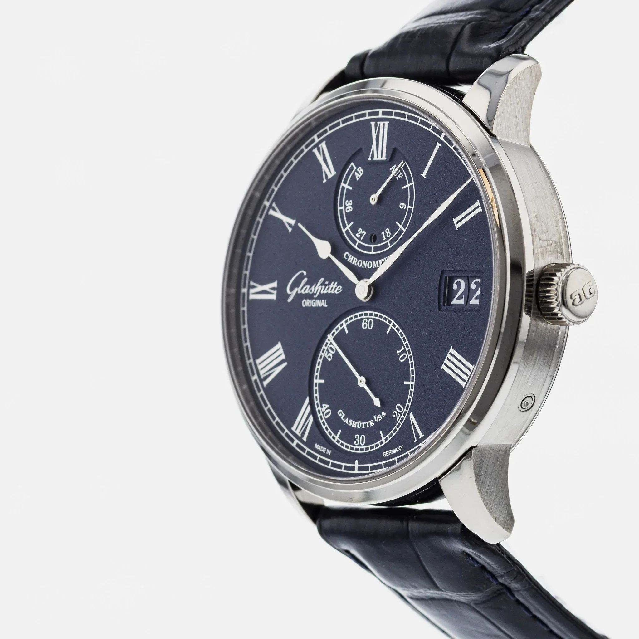 Glashutte Original Senator Chronometer White Gold Men's Watch - Image 2