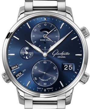 Glashutte Original Senator Cosmopolite Stainless steel Men's Watch