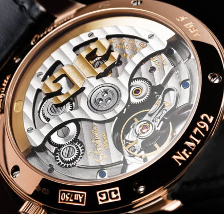 Glashutte Original Senator Excellence Panorama Date Moon Phase Red Gold Men's Watch - Image 2