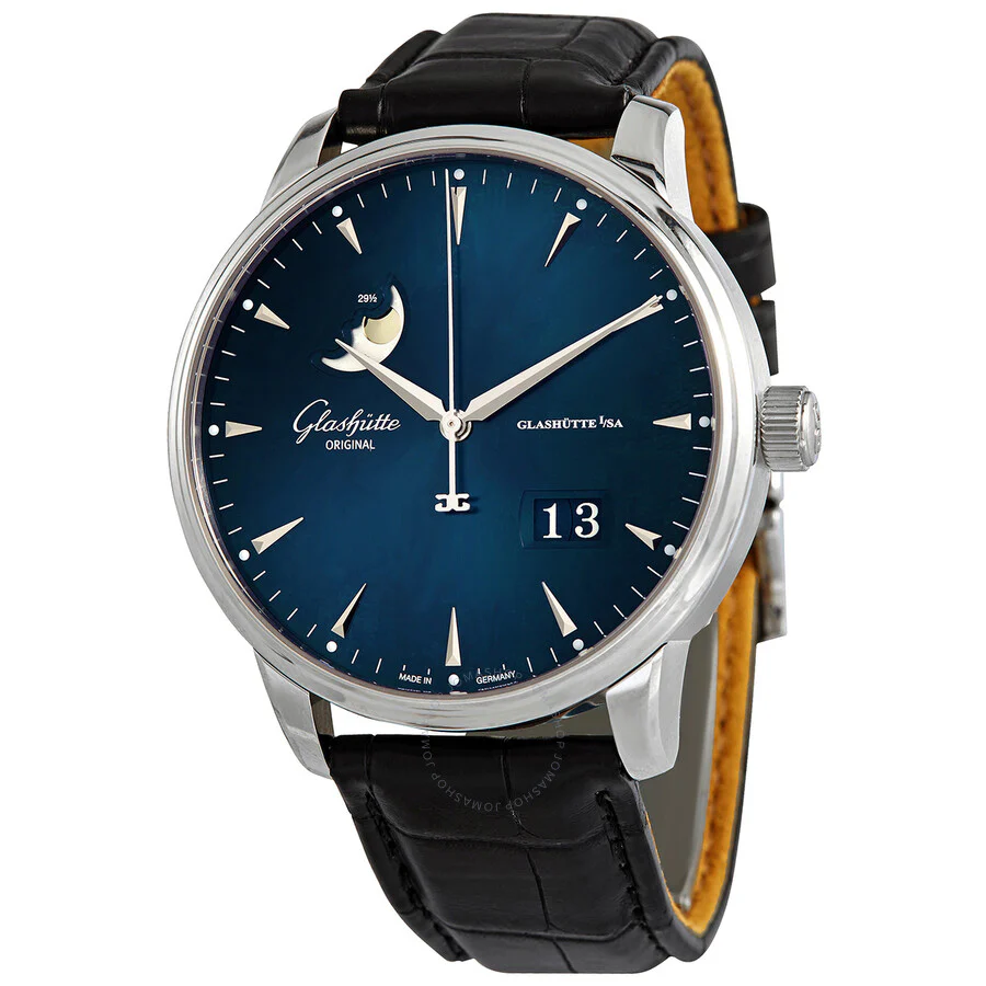Glashutte Original Senator Excellence Panorama Date Moon Phase Stainless steel Men's Watch - Image 2
