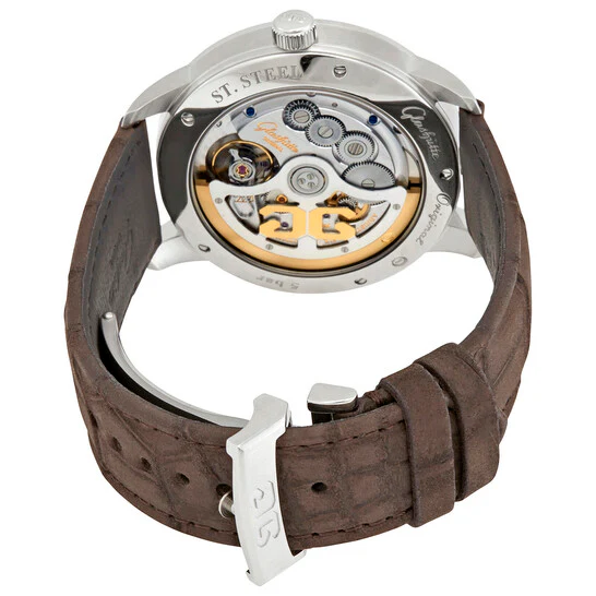 Glashutte Original Senator Excellence Panorama Date Moon Phase Stainless steel Men's Watch - Image 2