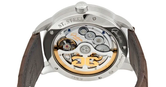 Glashutte Original Senator Excellence Panorama Date Moon Phase Stainless steel Men's Watch - Image 2