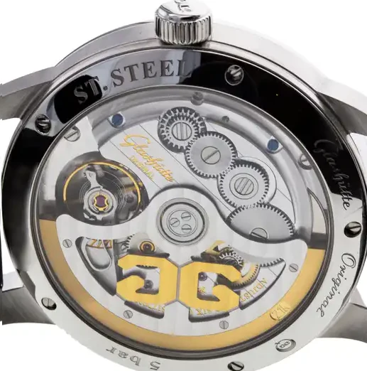 Glashutte Original Senator Excellence Panorama Date Moon Phase Stainless steel Men's Watch - Image 2