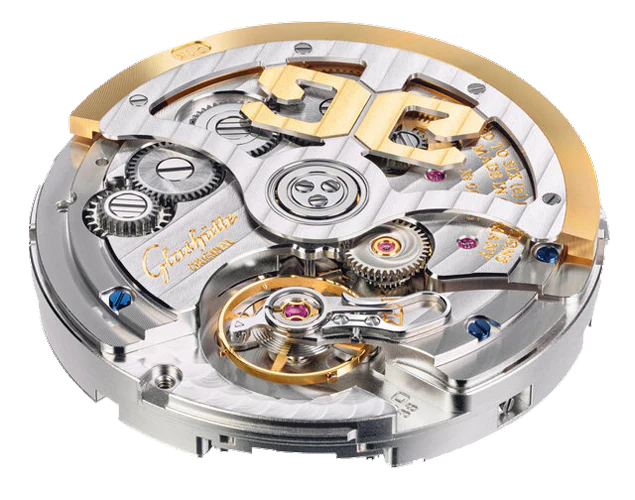 Glashutte Original Senator Excellence Panorama Date Moon Phase Stainless steel Men's Watch - Image 3