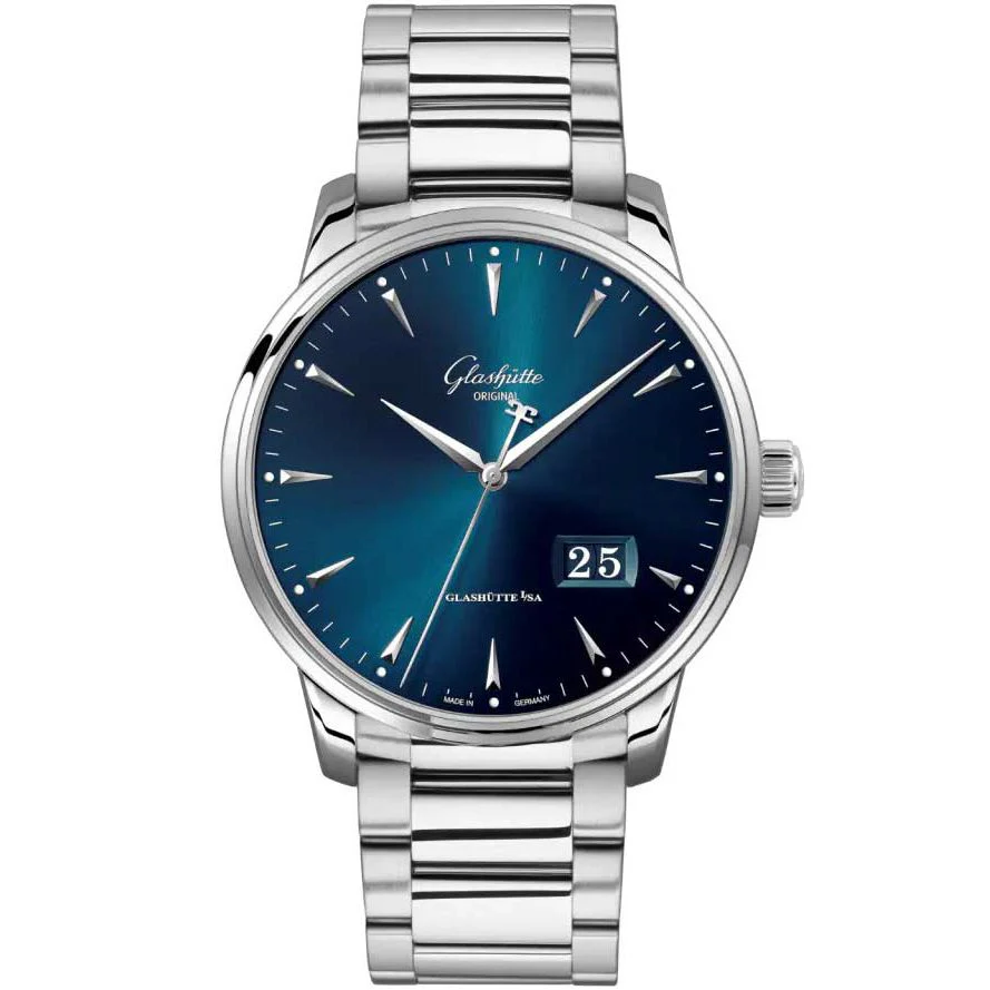 Glashutte Original Senator Excellence Panorama Date Stainless steel Men's Watch
