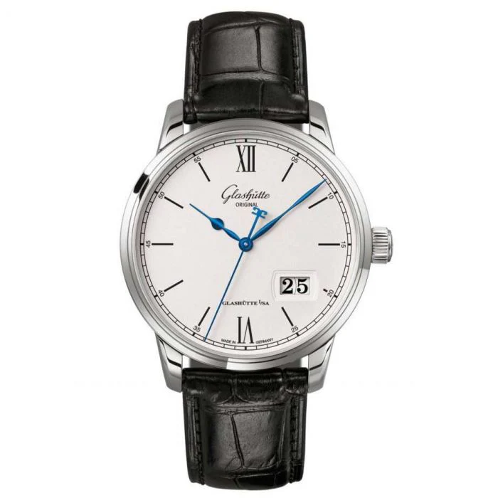 Glashutte Original Senator Excellence Panorama Date Stainless steel Men's Watch