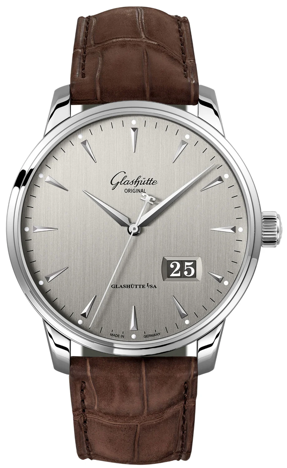 Glashutte Original Senator Excellence Panorama Date Stainless steel Men's Watch