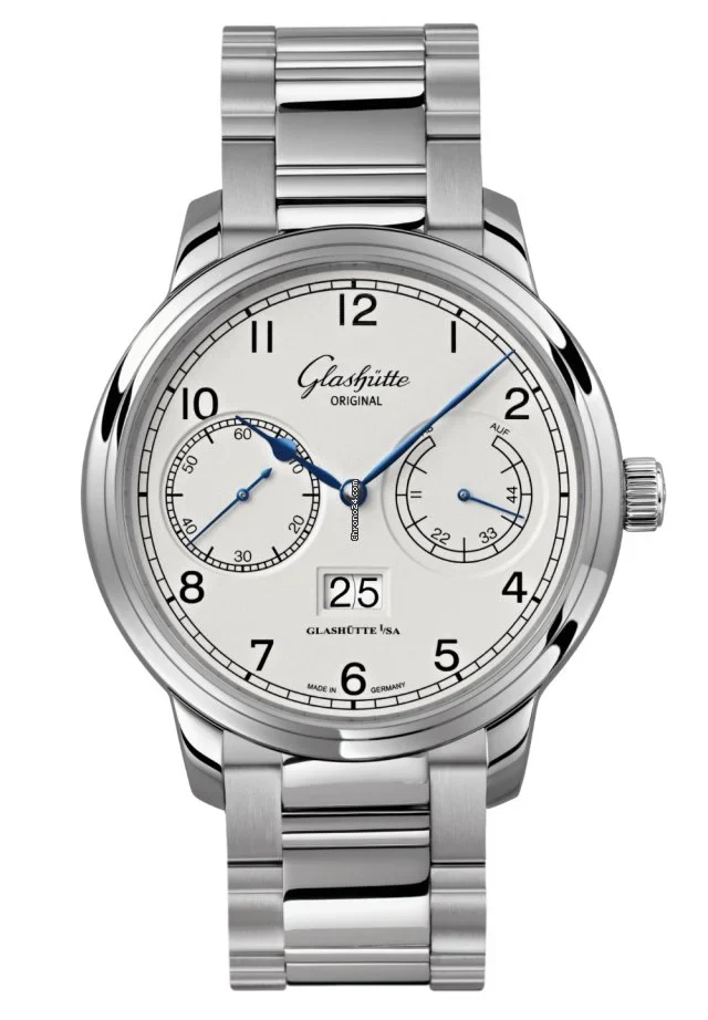 Glashutte Original Senator Observer Stainless steel Men's Watch