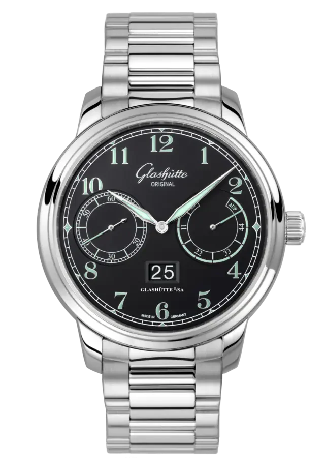 Glashutte Original Senator Observer Stainless steel Men's Watch